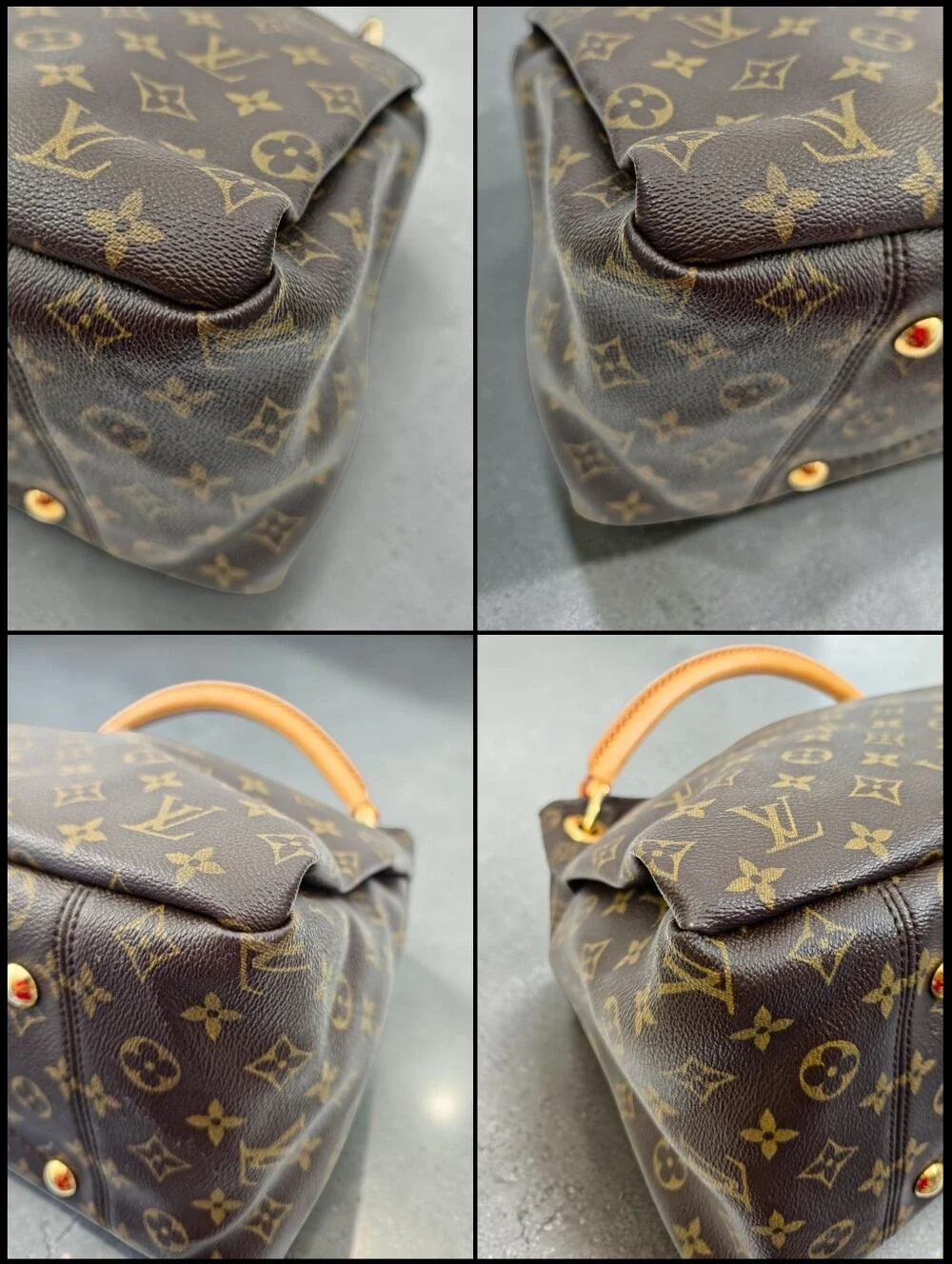 Louis Vuitton Artsy MM Monogram Hobo Bag Shoulder Bag
